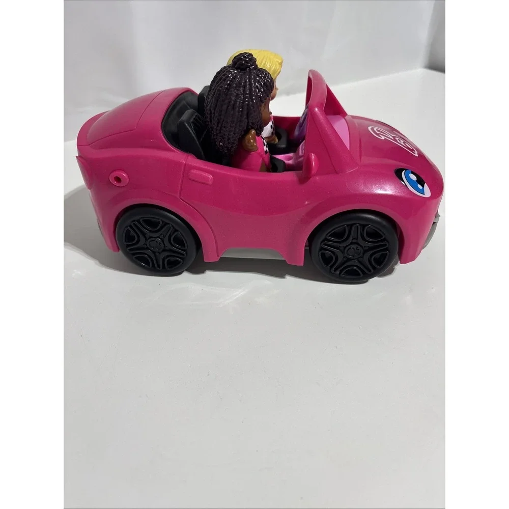 Fisher Price Little People BARBIE Talking Car Tested And‎ Working & 2 Figures